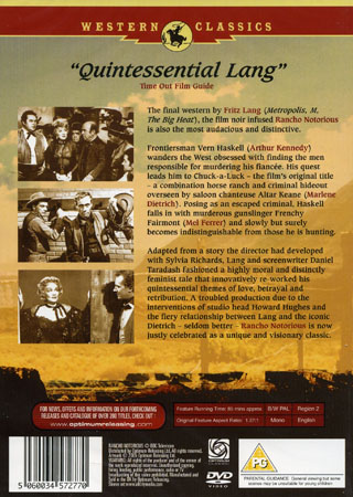 Rancho Notorious (ej svensk text) - 2