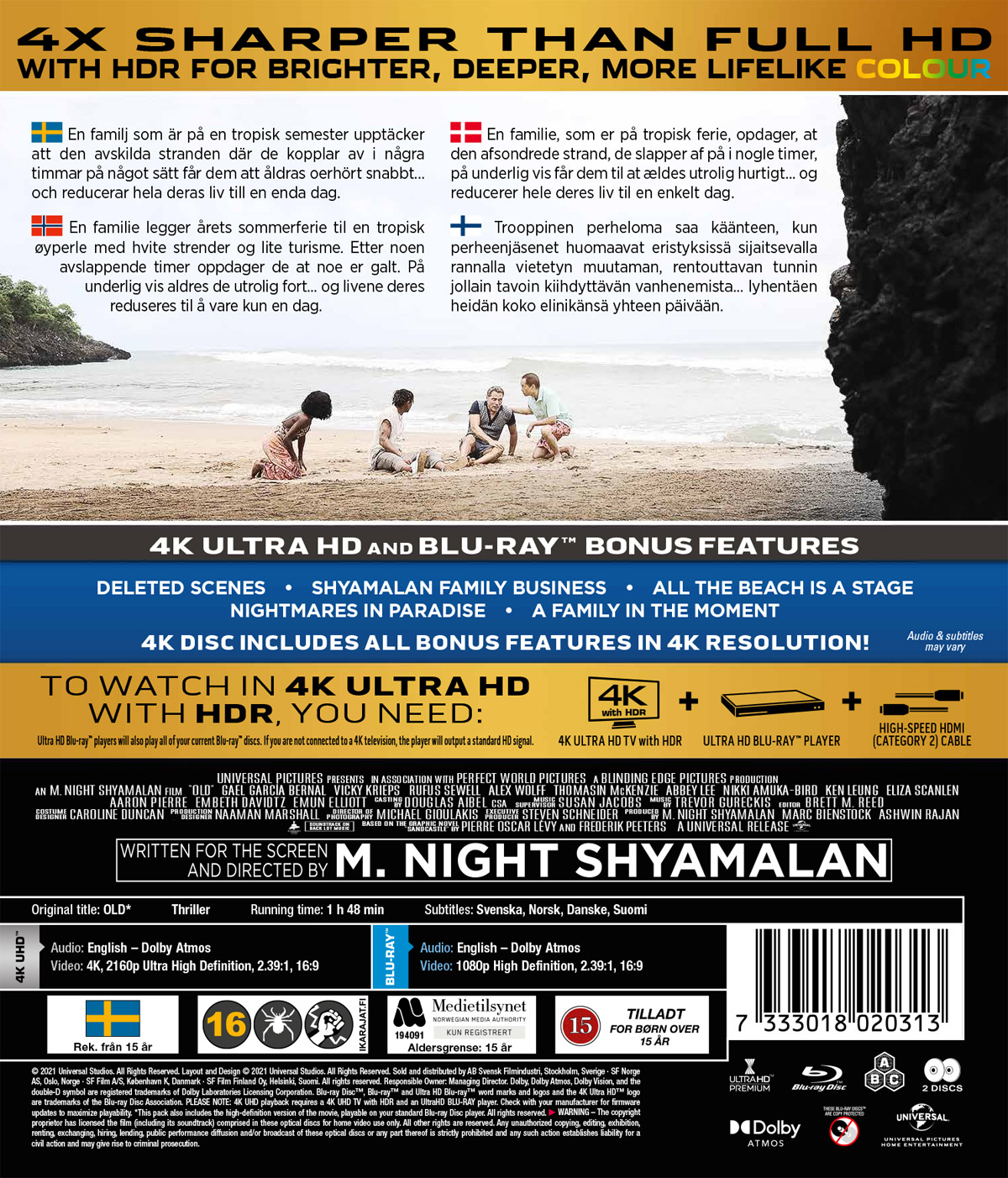 Old (4K Ultra HD + Blu-ray) - 2