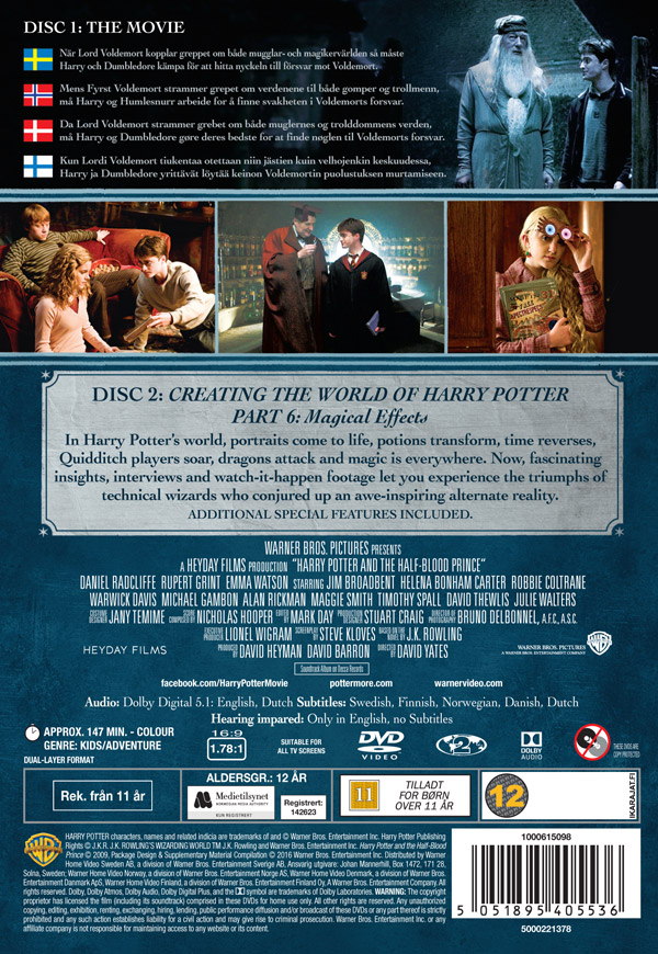 Harry Potter Och Halvblods prinsen (2-disc) - 2
