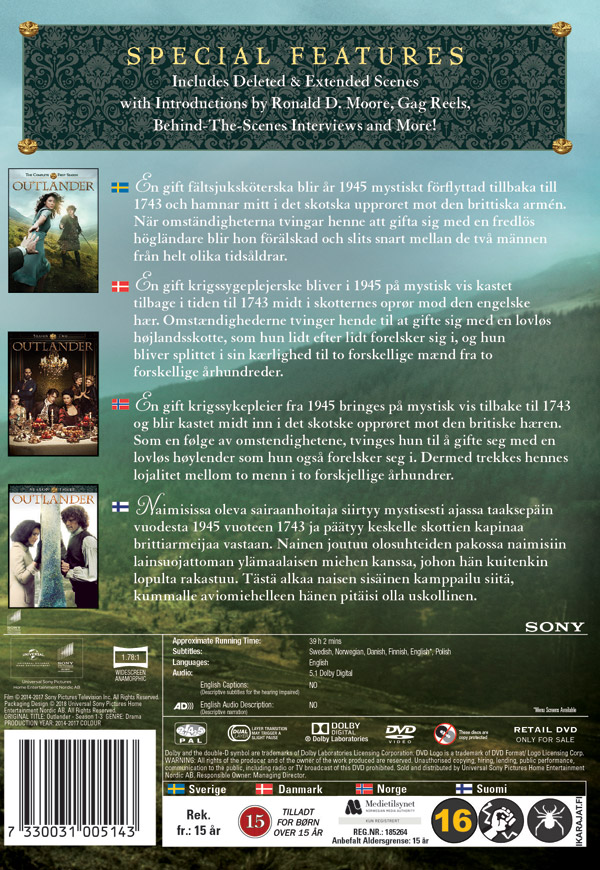 Outlander - Säsong 1-3 (16-disc) - 2