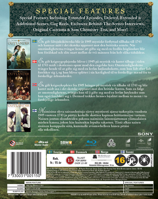 Outlander - Säsong 1-3 (Blu-ray) (15-disc) - 2
