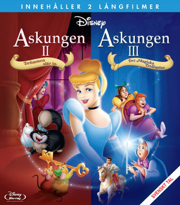 Askungen II - Drömmen Slår In / Askungen III - Det Magiska Trollspöet (2-disc) (Blu-ray)