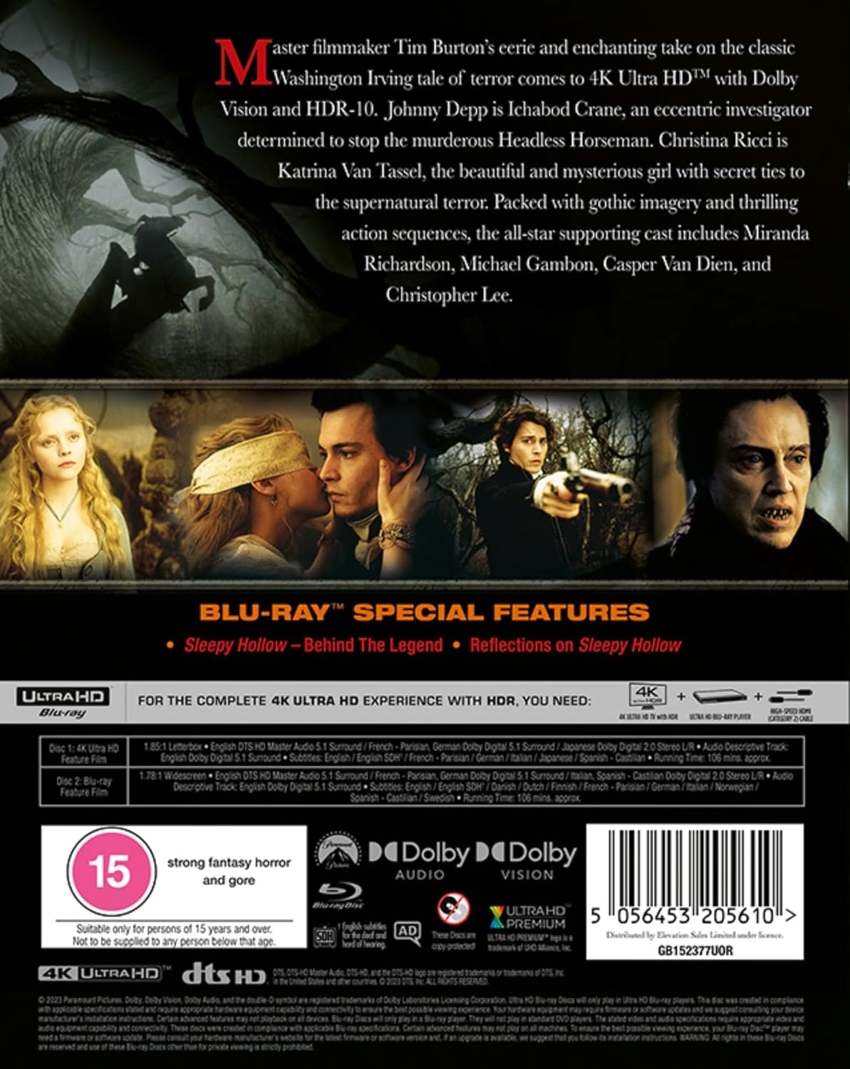 Sleepy Hollow (ej svensk text) (4K Ultra HD + Blu-ray) - 2