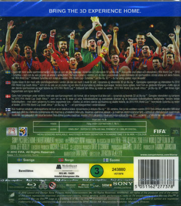 Official 2010 FIFA World Cup Film In 3D (Real 3D) - 2