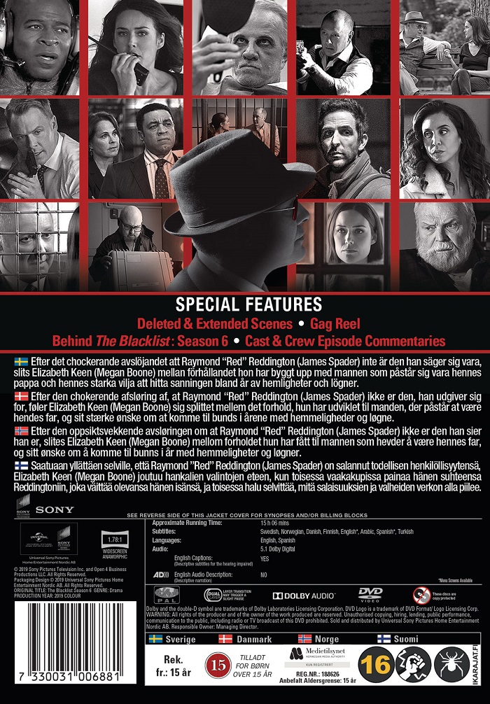 Blacklist - Säsong 6 - 2