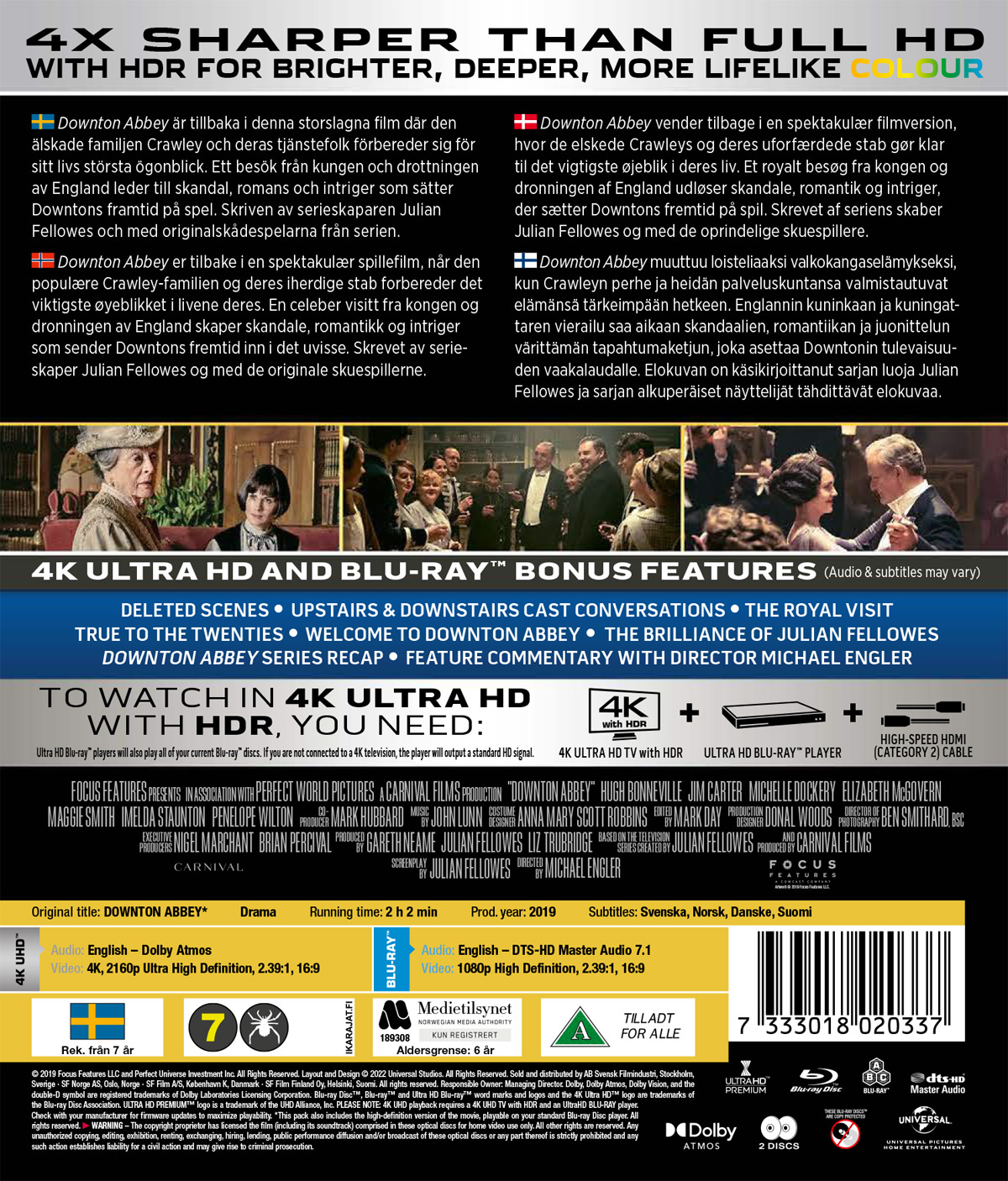 Downton Abbey - The Movie (4K Ultra HD + Blu-ray) - 2