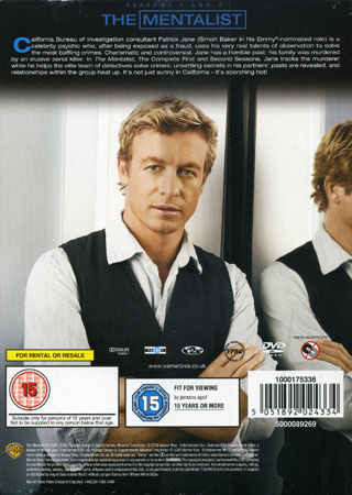 Mentalist - Säsong 1 & 2 (11-disc) - 2