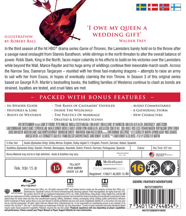Game of Thrones - Säsong 3 - Robert Ball Ltd Edition (Blu-ray) - 2