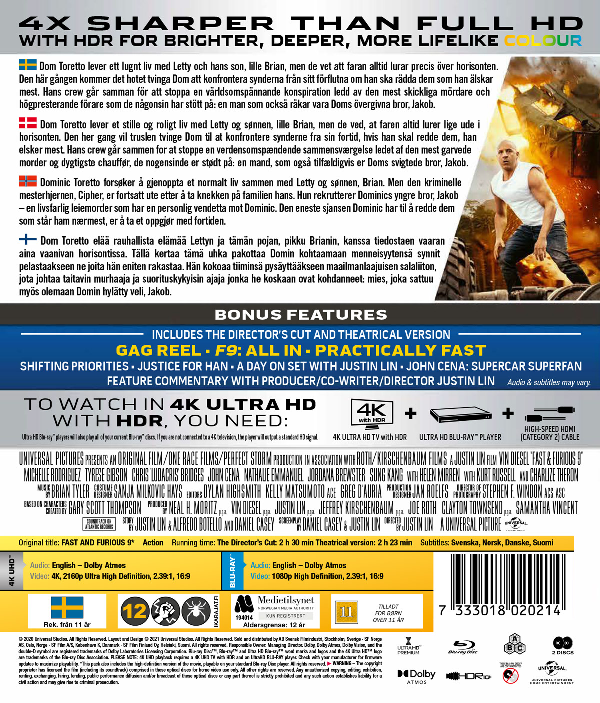 Fast & Furious 9 (4K Ultra HD + Blu-ray) - 2