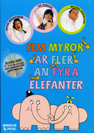 5 Myror Är Fler Än 4 Elefanter Box (4-disc)