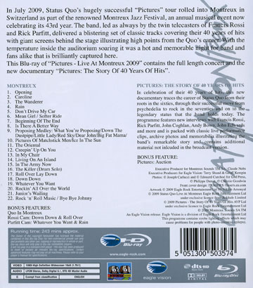 Status Quo - Pictures - Live At Montreux 2009 (Blu-ray) - 2