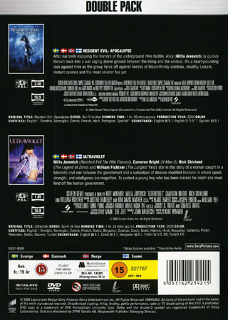 Resident Evil - Apocalypse / Ultraviolet (2-disc) - 2