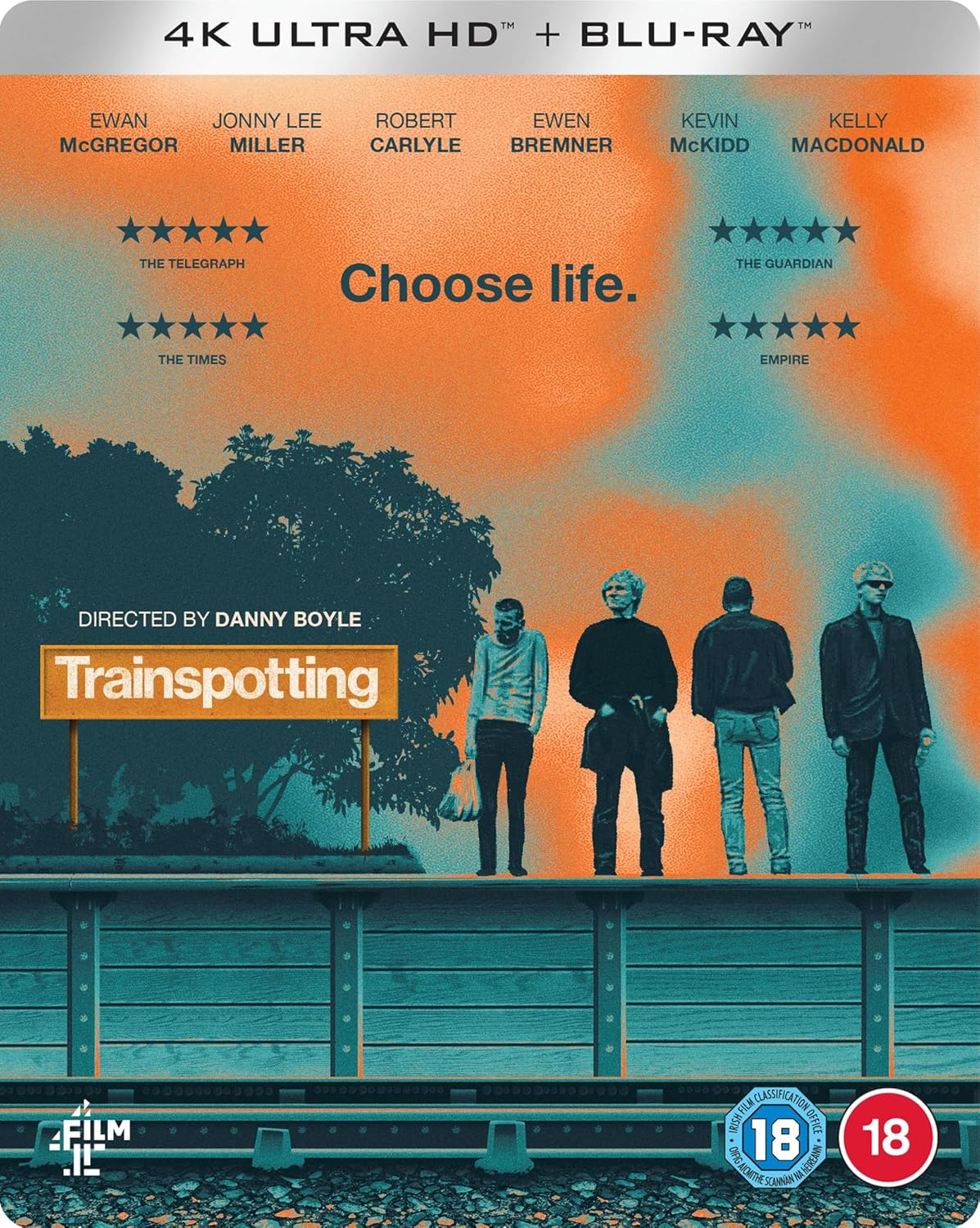 Trainspotting (Limited Edition Steelbook) (ej svensk text) (4K Ultra HD + Blu-ray)