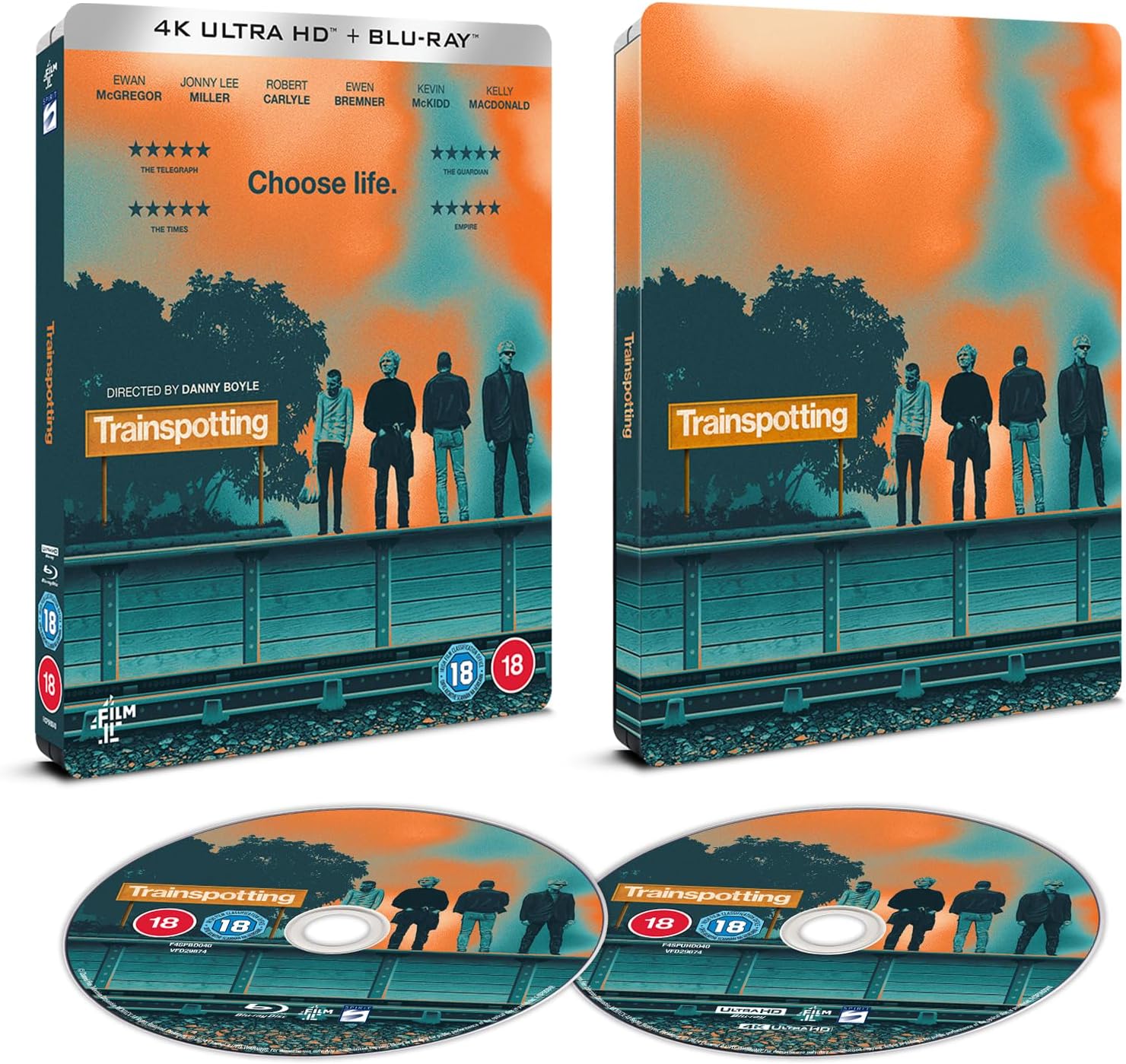 Trainspotting (Limited Edition Steelbook) (ej svensk text) (4K Ultra HD + Blu-ray) - 3