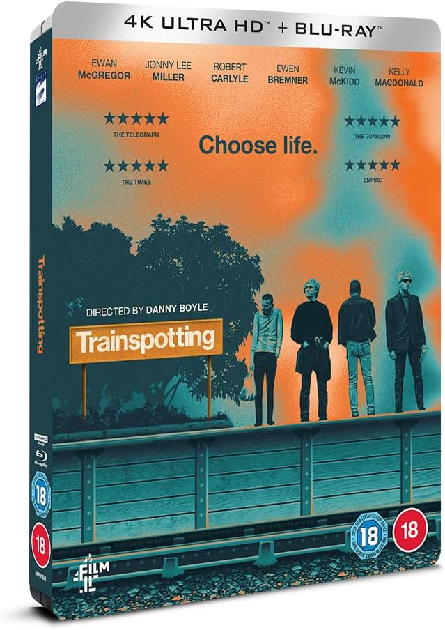 Trainspotting (Limited Edition Steelbook) (ej svensk text) (4K Ultra HD + Blu-ray) - 6