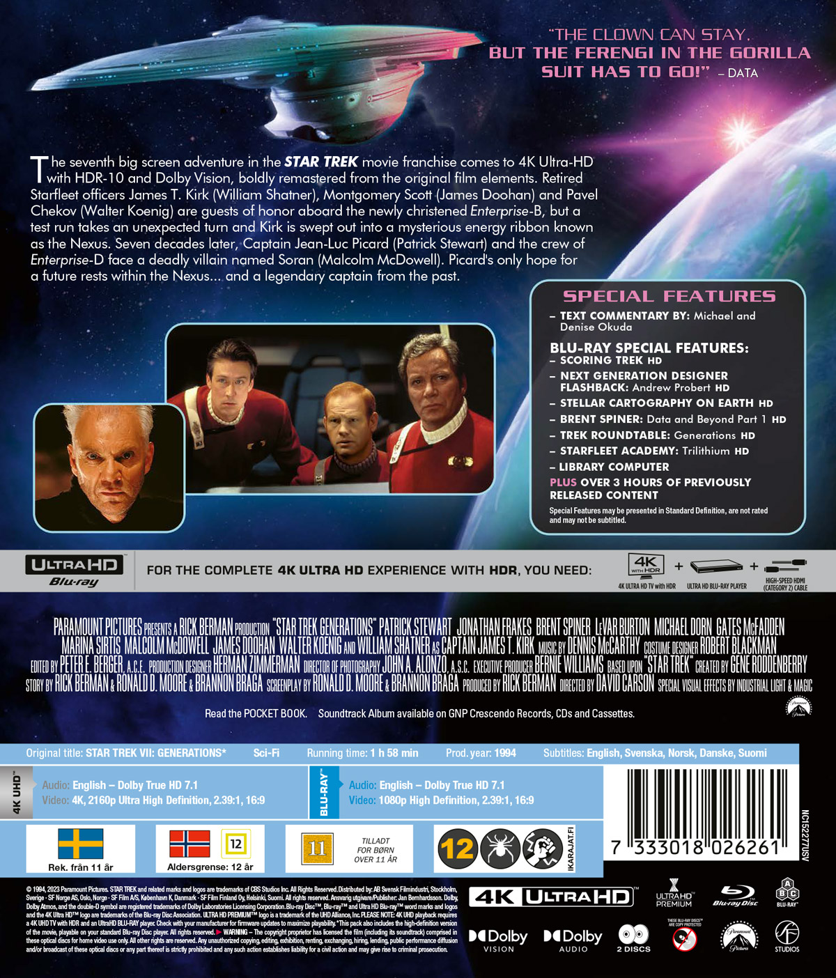 Star Trek 7 - Generations (4K Ultra HD + Blu-ray) - 2