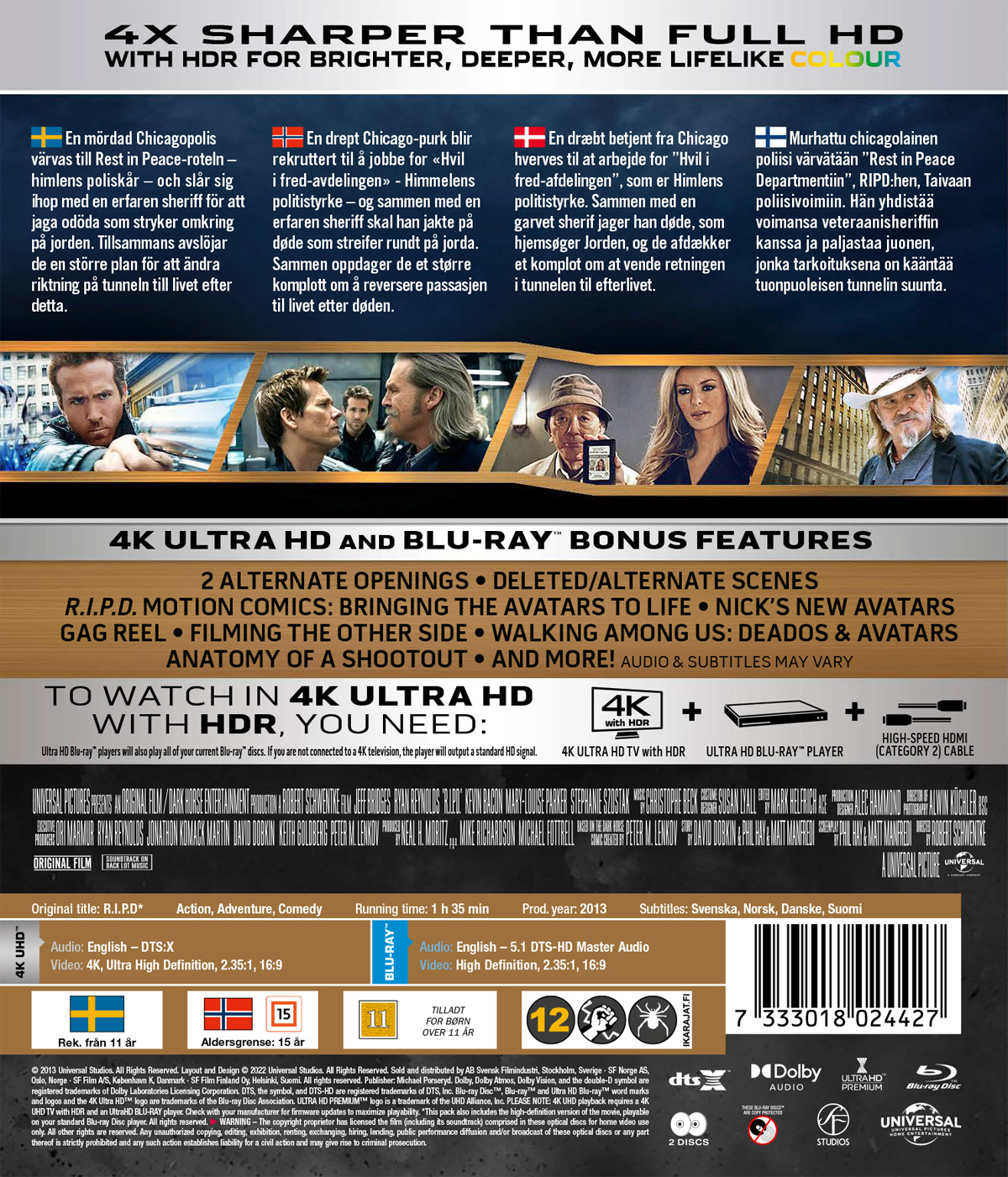 R.I.P.D. (4K Ultra HD + Blu-ray) - 2