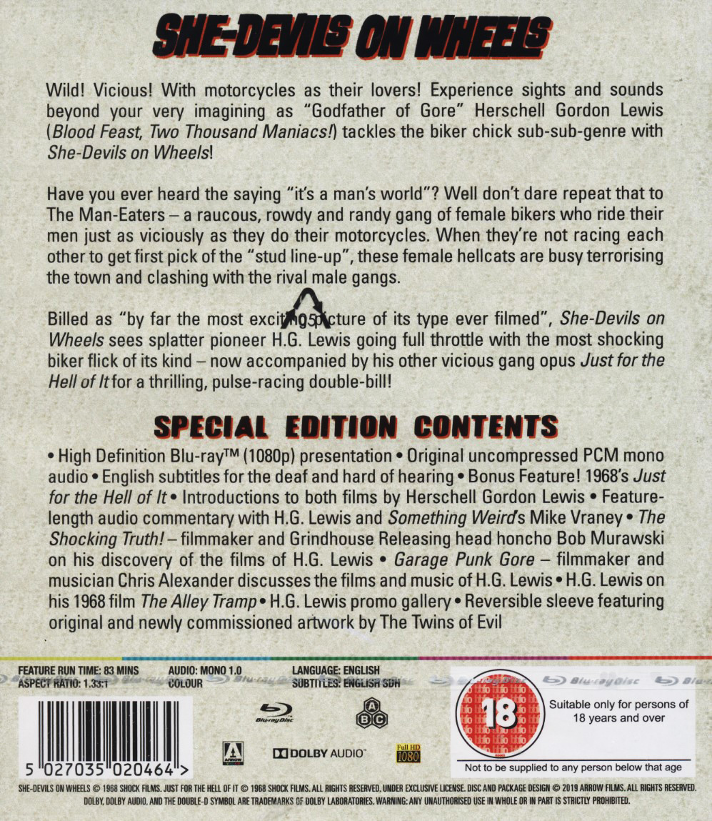 She-Devils On Wheels (ej svensk text) (Blu-ray) - 2