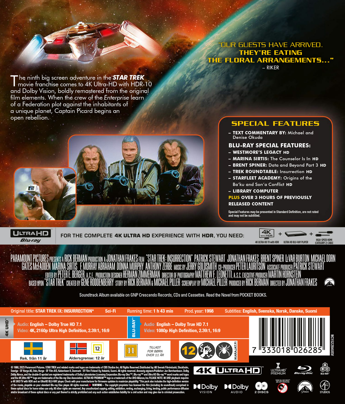 Star Trek 9 - Insurrection (4K Ultra HD + Blu-ray) - 2