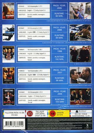 Jason Statham Action Collection (5-disc) - 2