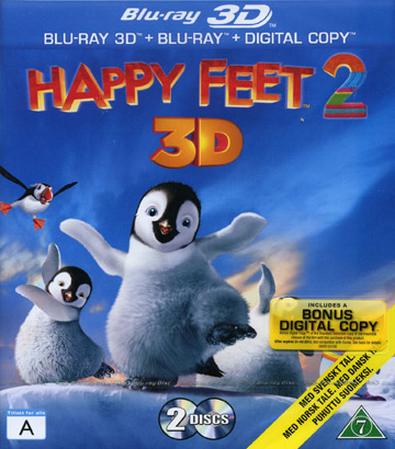 Happy Feet 2 (Real 3D + Blu-ray) (Begagnad)