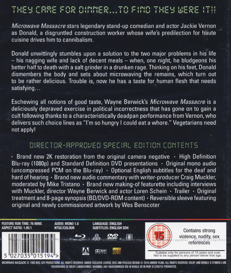 Microwave Massacre (ej svensk text) (Blu-ray + DVD) - 2