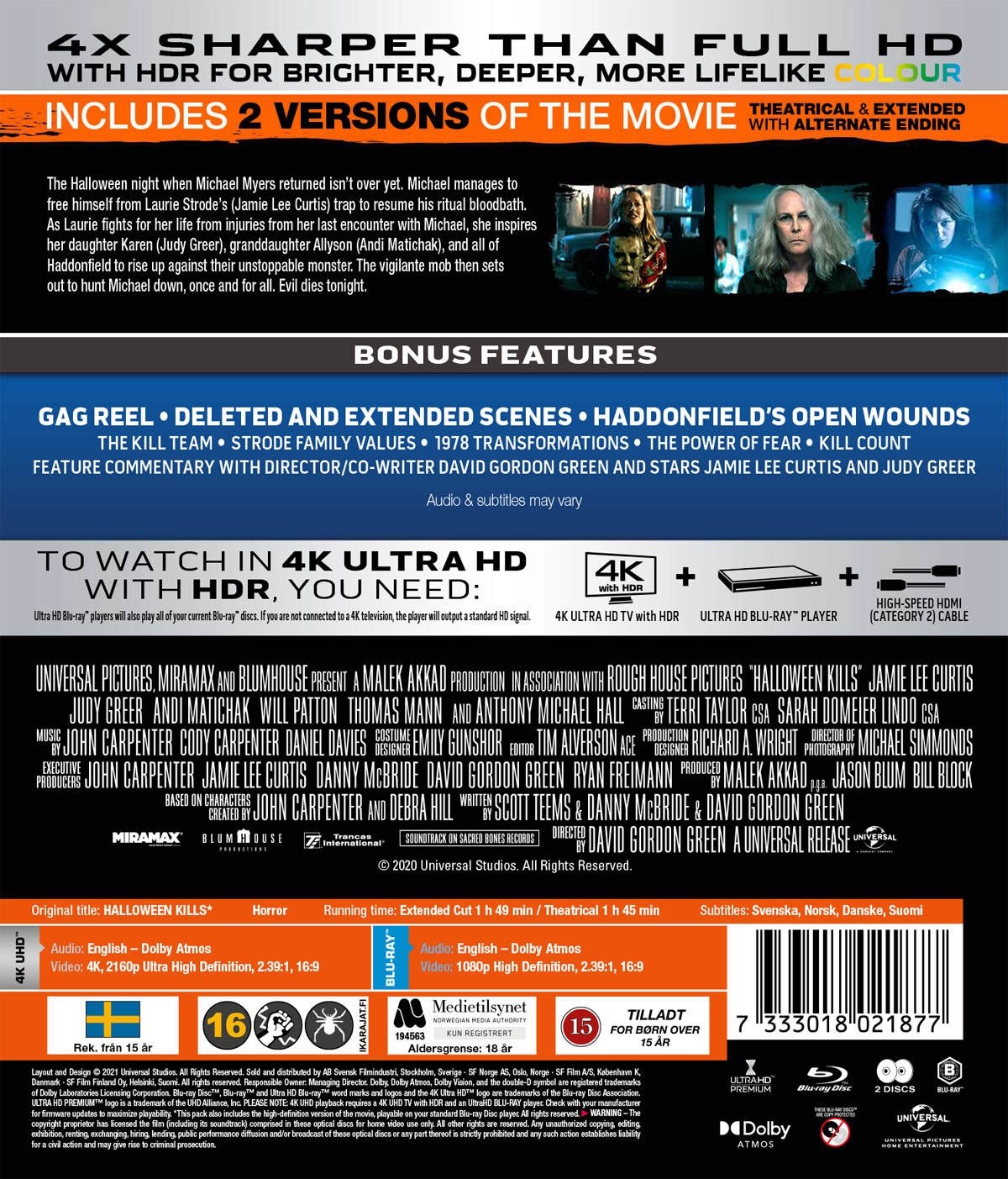 Halloween Kills (4K Ultra HD + Blu-ray) - 2