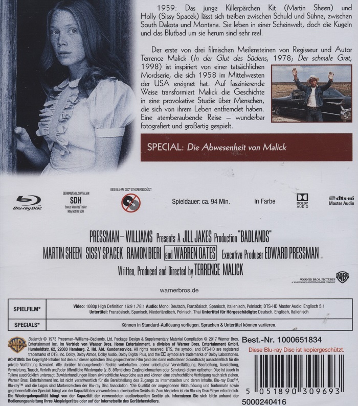 Badlands (ej svensk text) (Blu-ray) - 2