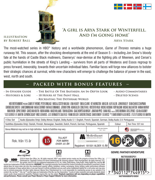 Game of Thrones - Säsong 6 - Robert Ball Ltd Edition (Blu-ray) - 2