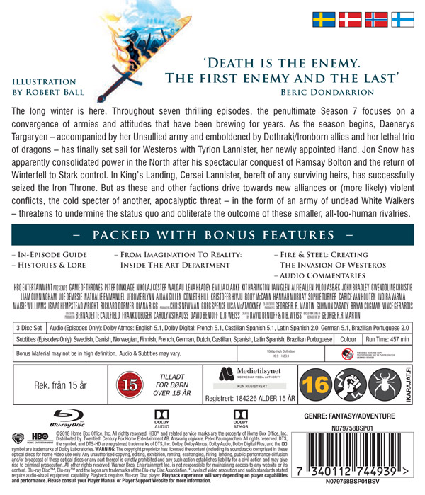 Game of Thrones - Säsong 7 - Robert Ball Ltd Edition (Blu-ray) - 2