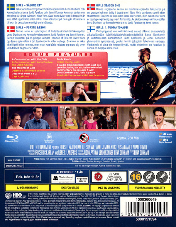 Girls - Säsong 1 (Blu-ray) - 2