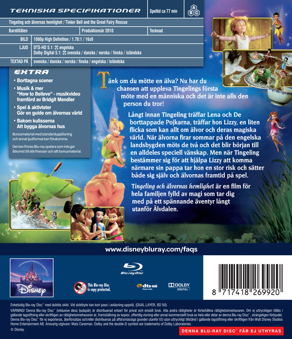 Tingeling Och Älvornas Hemlighet (Blu-ray) - 2