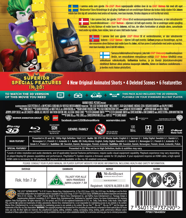 Lego Batman Movie (Real 3D + Blu-ray) - 2