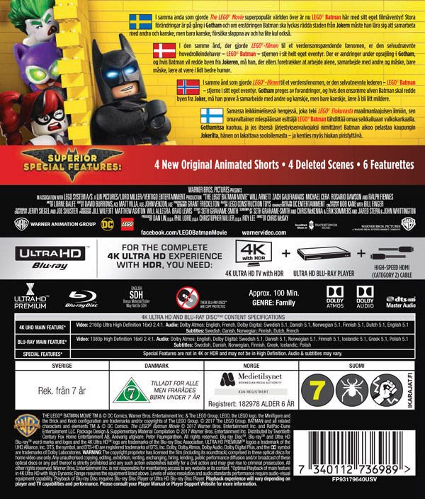 Lego Batman Movie (4K Ultra HD + Blu-ray) - 2