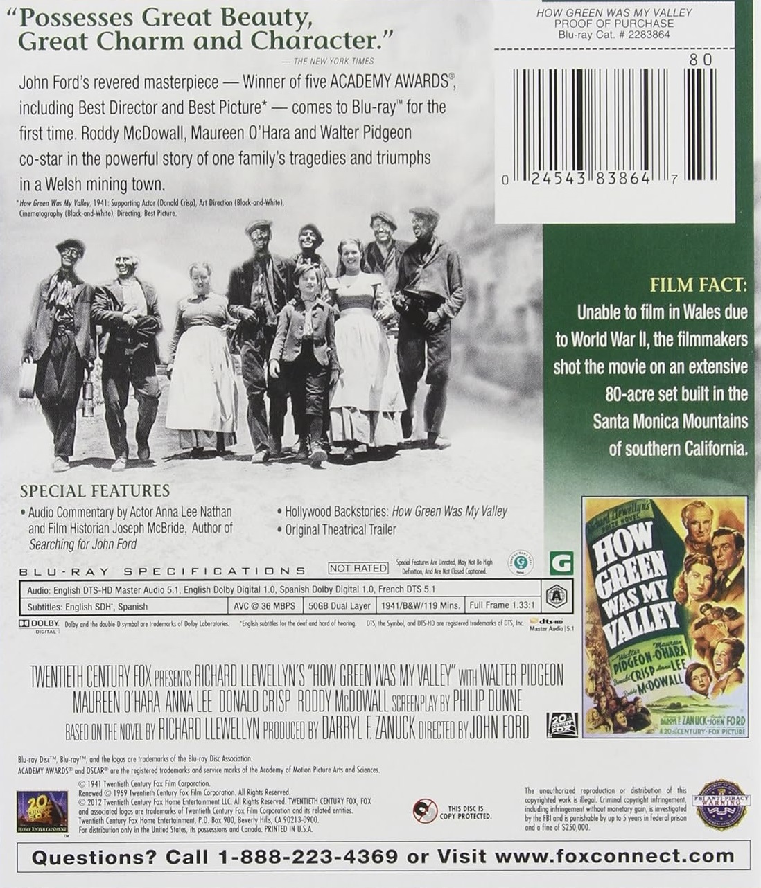 How Green Was My Valley (Blu-ray) - 2