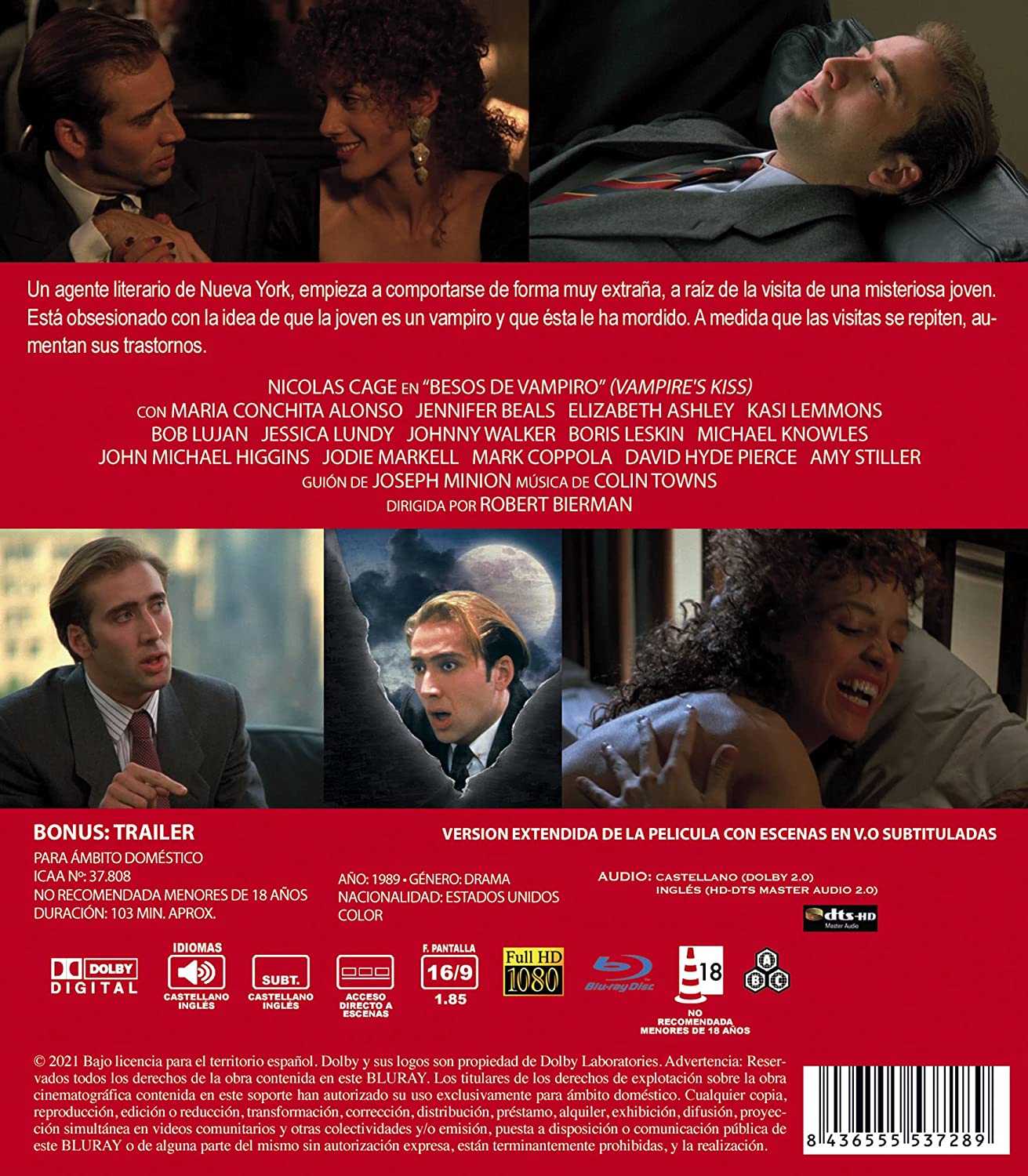 Vampire's Kiss (ej svensk text) (Blu-ray) - 2