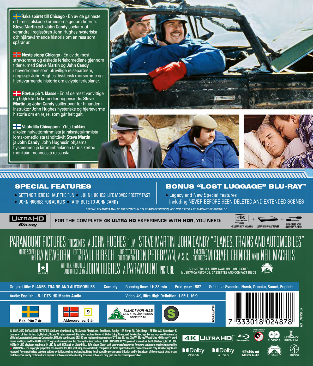 Planes, Trains And Automobiles (4K Ultra HD) - 2