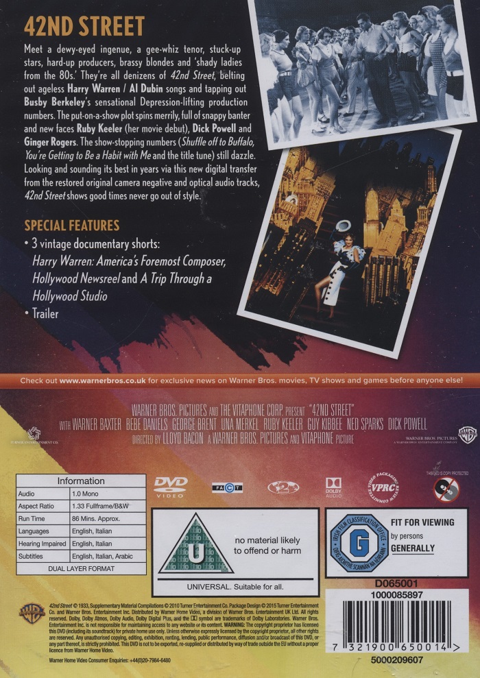 42nd Street (ej svensk text) - 2