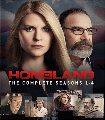 Homeland - Säsong 1-4 (Blu-ray)