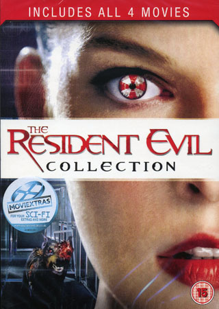 Resident Evil Quadrilogy (4-disc) (ej sv. text på film 1 och 4)