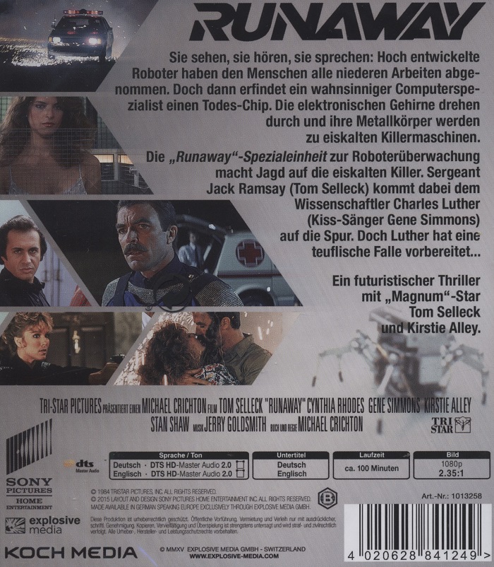 Runaway (ej svensk text) (Blu-ray) - 2