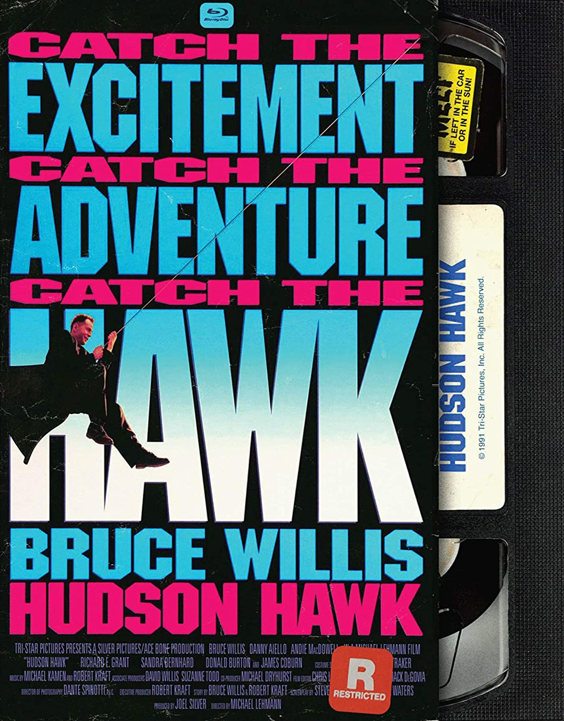 Hudson Hawk (Retro VHS Packaging) (ej svensk text) (Blu-ray)