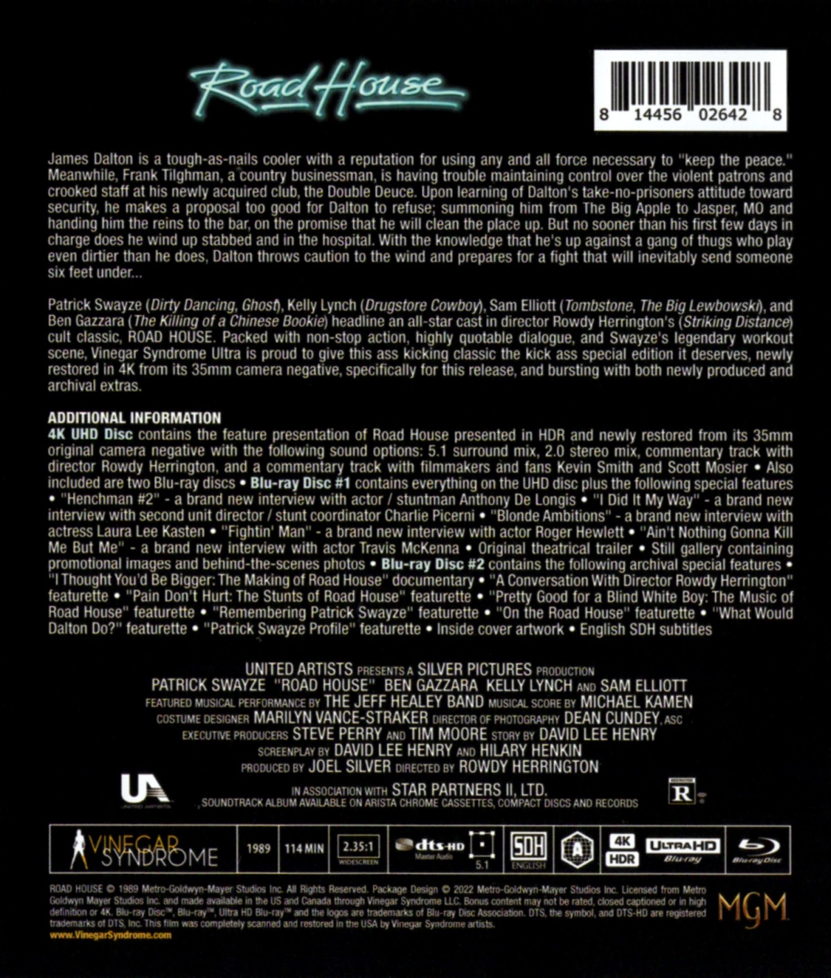 Road House (ej svensk text) (4K Ultra HD + Blu-ray) - 2