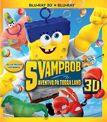Svampbob Fyrkant - Äventyr På Torra Land (Blu-ray + Real 3D)