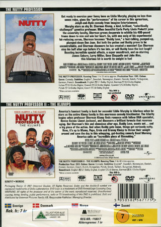 Nutty Professor / Nutty Professor II - the Klumps (2-disc) - 2