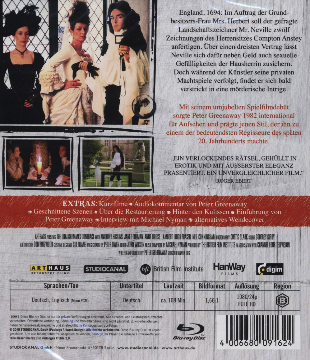 Tecknarens Kontrakt (ej svensk text) (Blu-ray) - 2