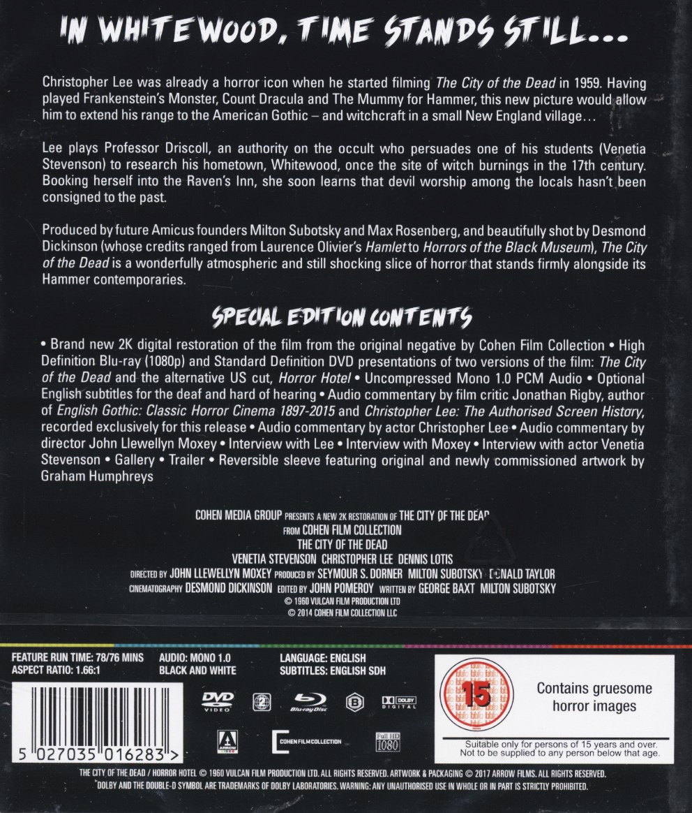 City of the Dead (ej svensk text) (Blu-ray + DVD) - 2