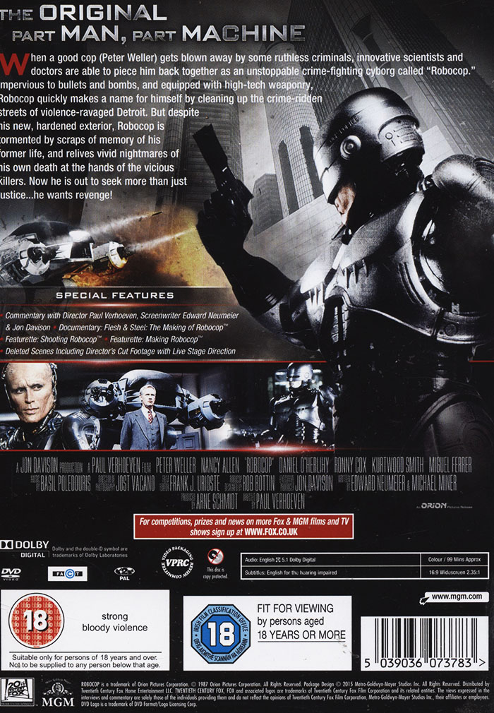 Robocop (Bioversionen & Director's cut) - 2
