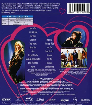 Heart - Alive In Seattle (Blu-ray) - Kvarnvideo.se