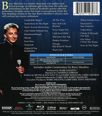 Barry Manilow - Manilow Live! (Blu-ray) - 2